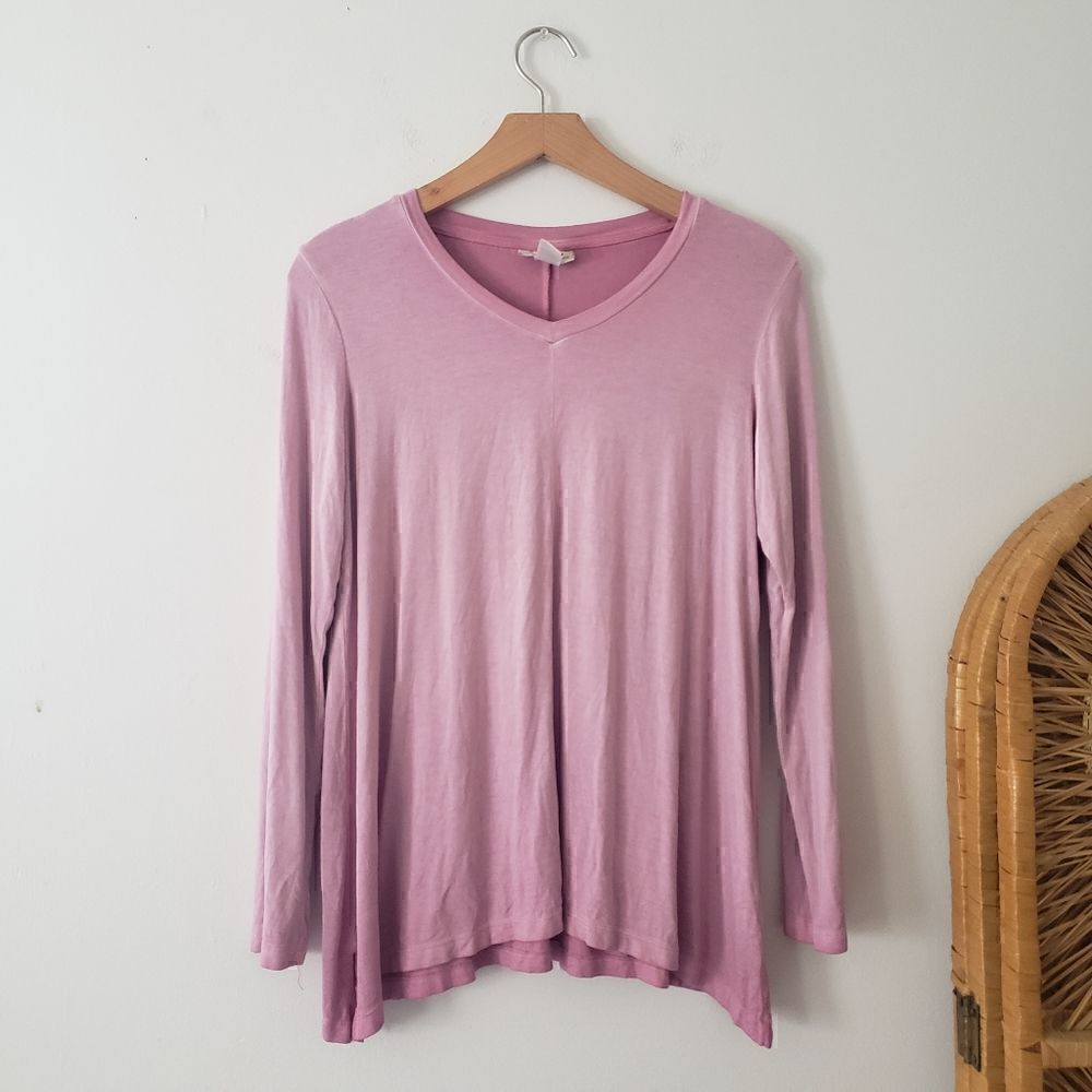 Style & Co Pink Ombre Top PP